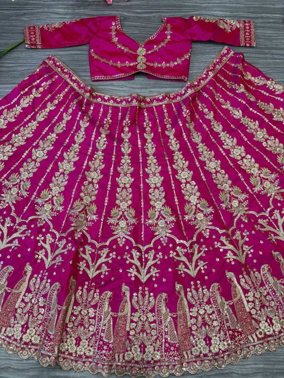 Silk Designer Traditional Lehenga - MYLUXURY LANE ENTERPRISE